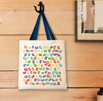 tote bag hanging on a wall
