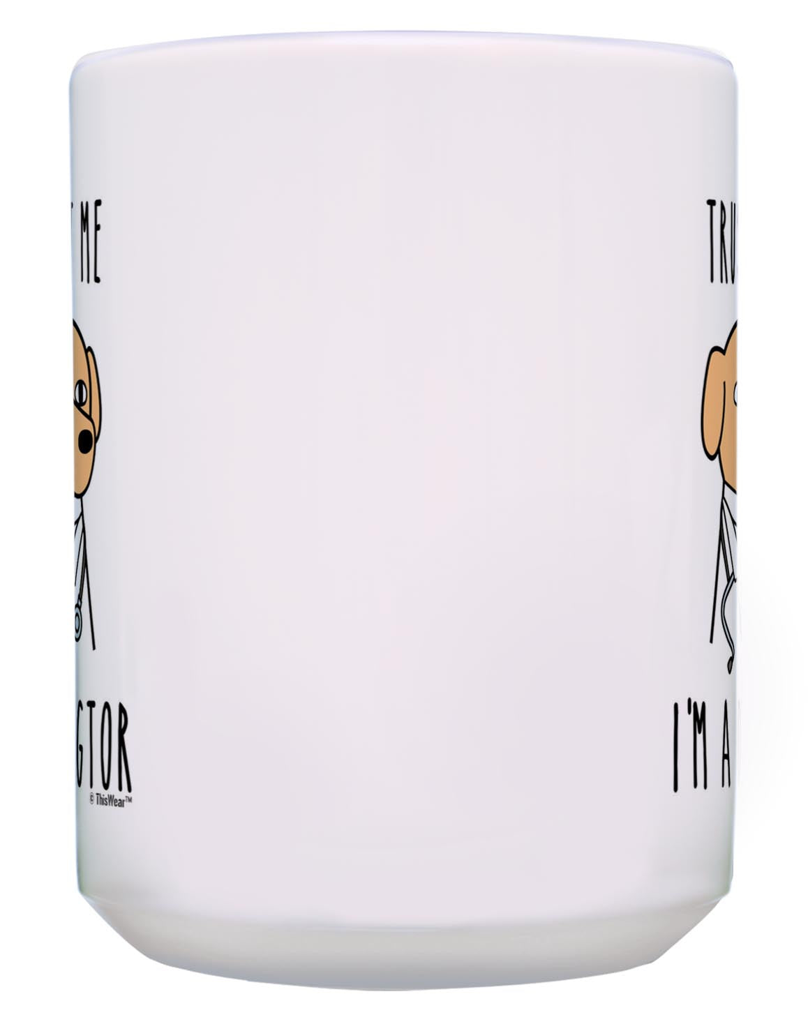 front of mug