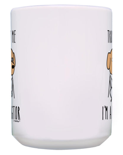 front of mug
