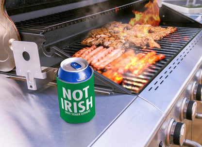 drink sleeve on a grill