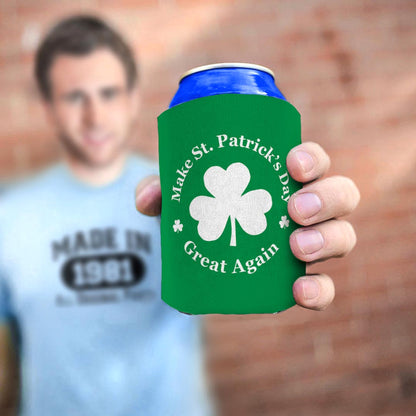 man holding drink sleeve