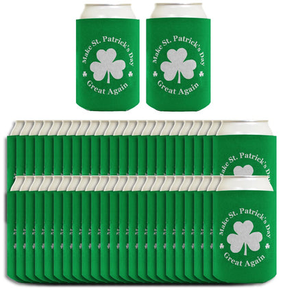 Make St Patricks Day Great Again Standard or Slim Can Thermocooler Drink Sleeve
