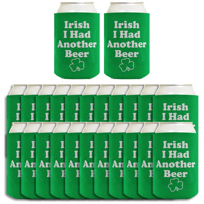 Irish I Had Another Beer Standard or Slim Can Thermocooler Drink Sleeve