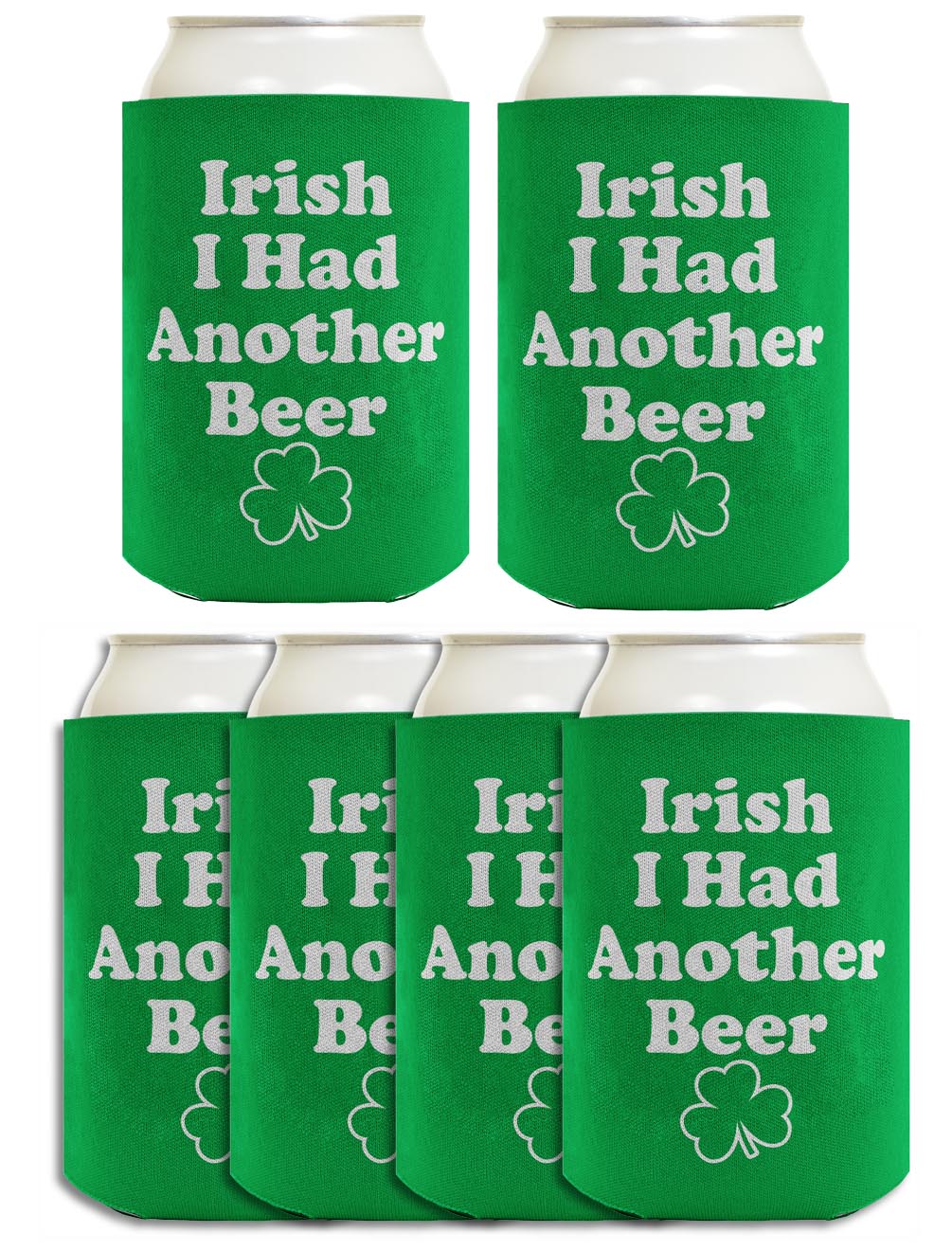 Irish I Had Another Beer Standard or Slim Can Thermocooler Drink Sleeve
