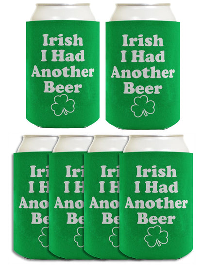 Irish I Had Another Beer Standard or Slim Can Thermocooler Drink Sleeve