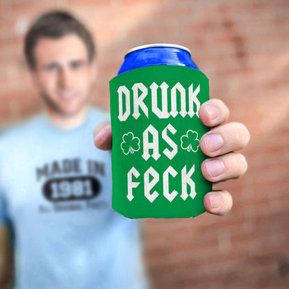 man holding drink sleeve