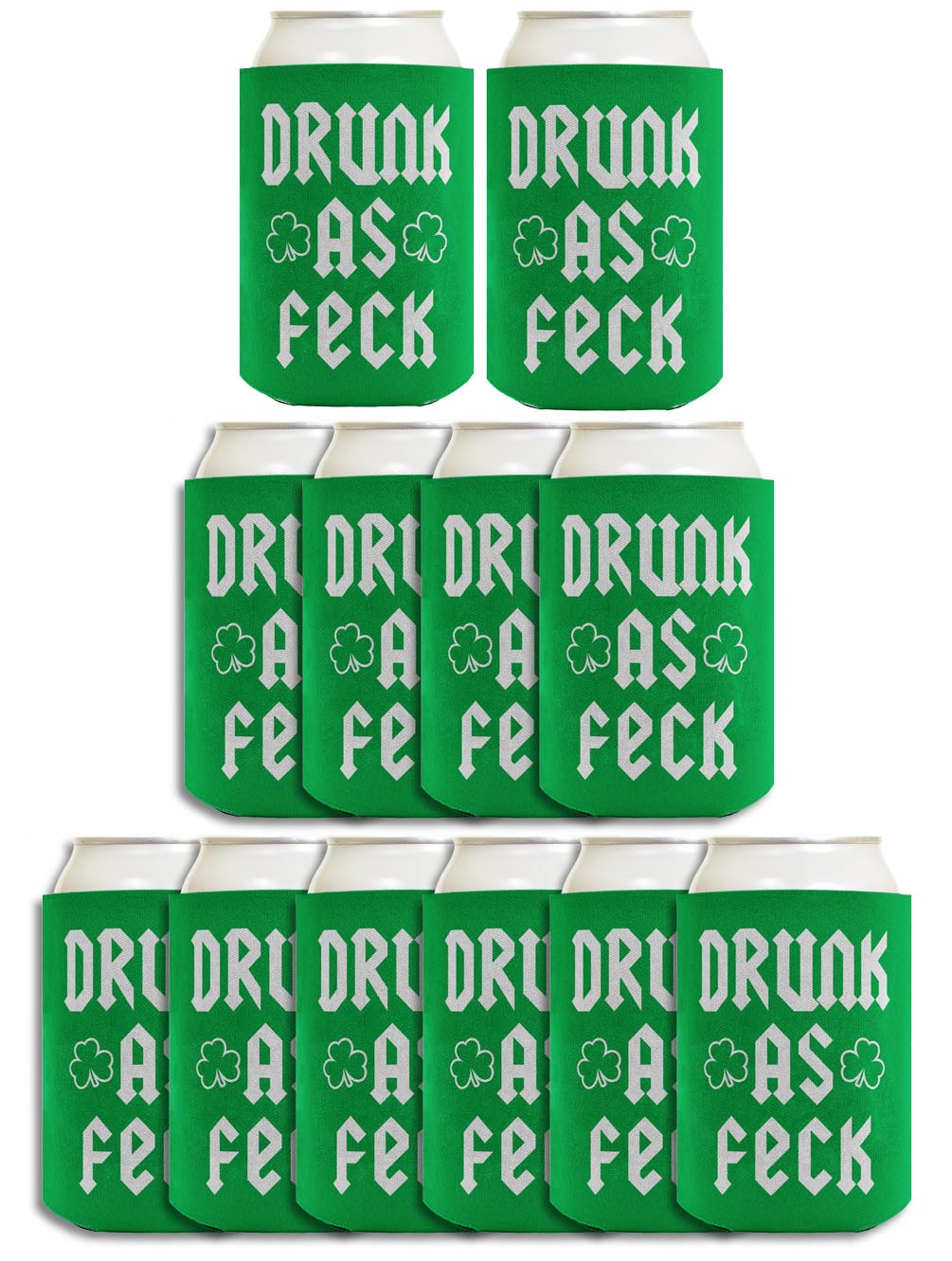 Drunk as Feck Standard or Slim Can Thermocooler Drink Sleeve