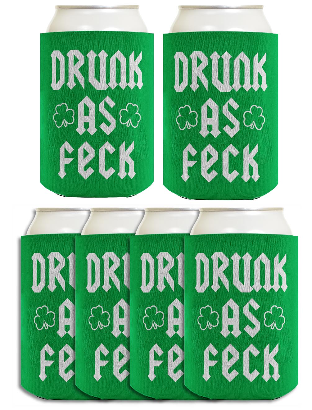 Drunk as Feck Standard or Slim Can Thermocooler Drink Sleeve