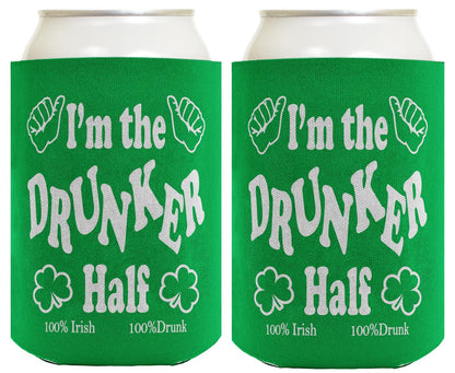I'm the Drunker Half Standard or Slim Can Thermocooler Drink Sleeve