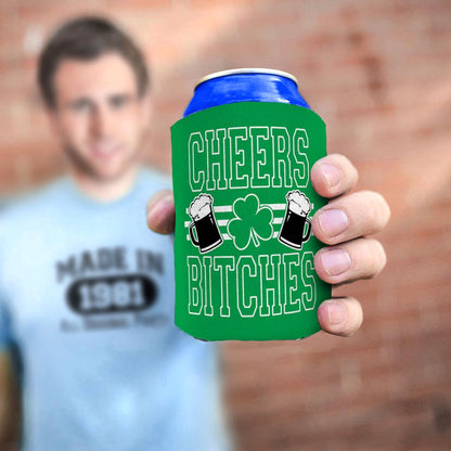 man holding drink sleeve