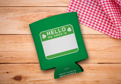 drink sleeve on a wood background