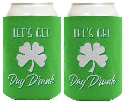 Let's Get Day Drunk Standard or Slim Can Thermocooler Drink Sleeve