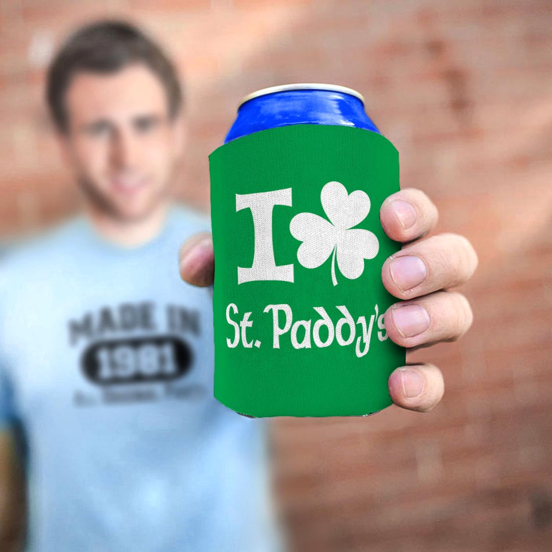 man holding drink sleeve