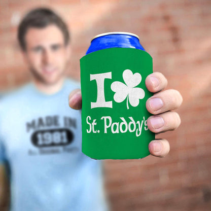 man holding drink sleeve