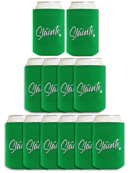 St Patricks Day Sliante Standard or Slim Can Thermocooler Drink Sleeve