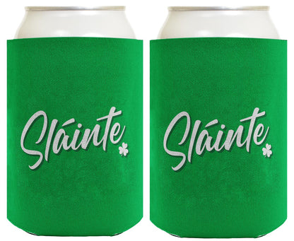 St Patricks Day Sliante Standard or Slim Can Thermocooler Drink Sleeve