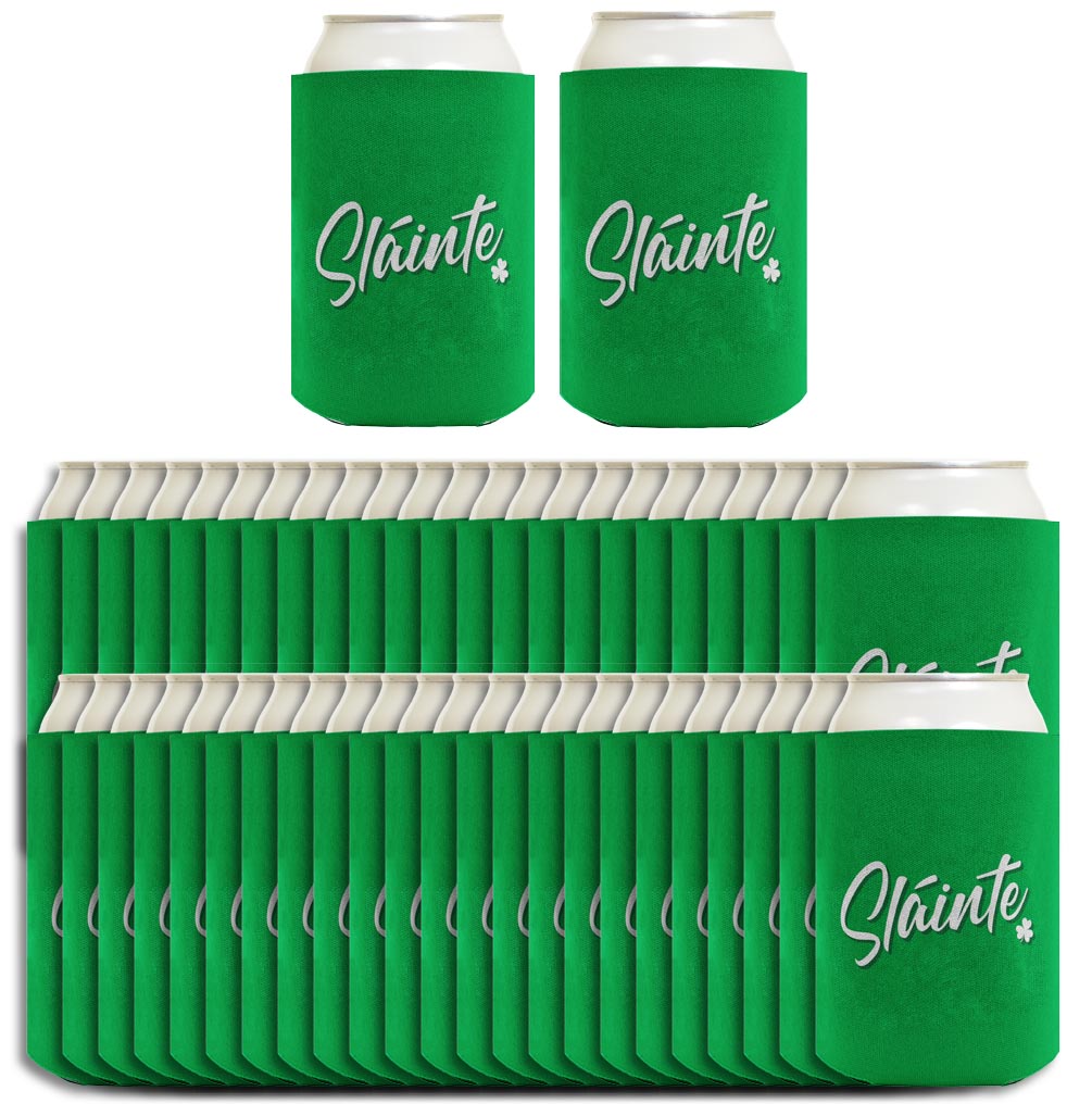 St Patricks Day Sliante Standard or Slim Can Thermocooler Drink Sleeve