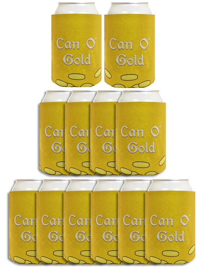 St Patricks Can O Gold Standard or Slim Can Thermocooler Drink Sleeve