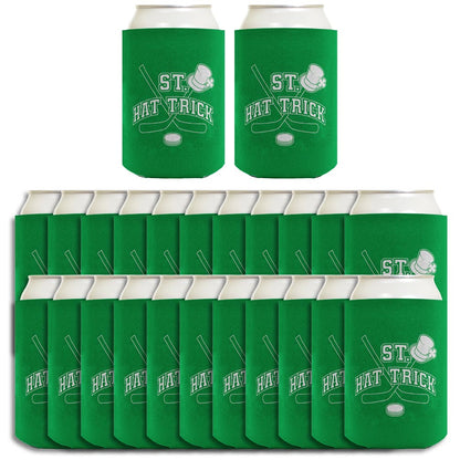 St Patricks Pun St Hat Trick Standard or Slim Can Thermocooler Drink Sleeve
