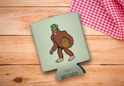 drink sleeve on a wood background
