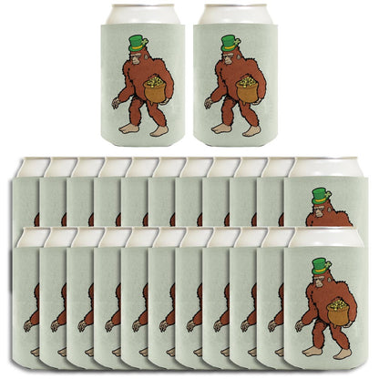 Sasquatch Leprechaun Standard or Slim Can Thermocooler Drink Sleeve