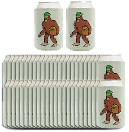 Sasquatch Leprechaun Standard or Slim Can Thermocooler Drink Sleeve