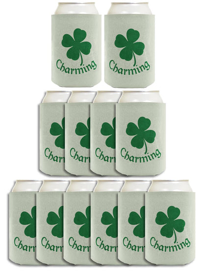 St Patricks Lucky Charming Standard or Slim Can Thermocooler Drink Sleeve