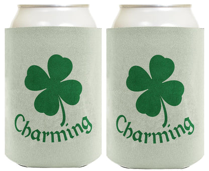 St Patricks Lucky Charming Standard or Slim Can Thermocooler Drink Sleeve