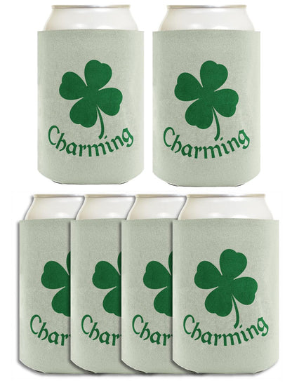 St Patricks Lucky Charming Standard or Slim Can Thermocooler Drink Sleeve