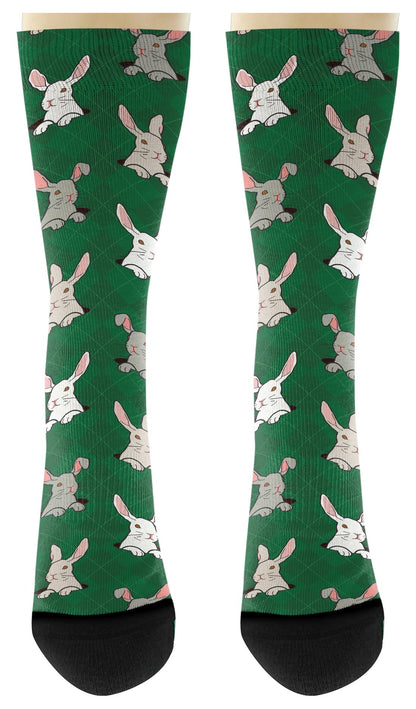 front view of a pair of socks
