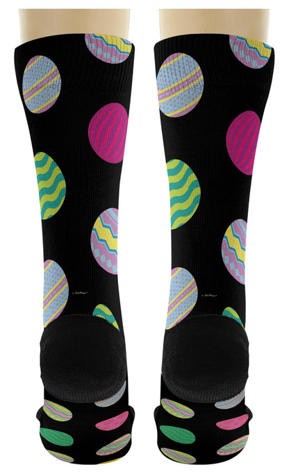 back view of a pair of socks