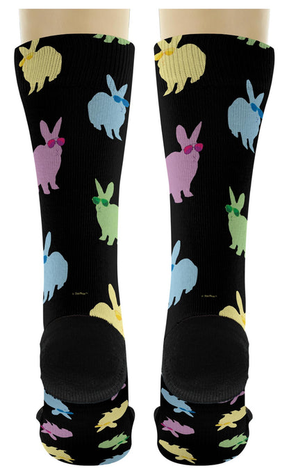back view of a pair of socks