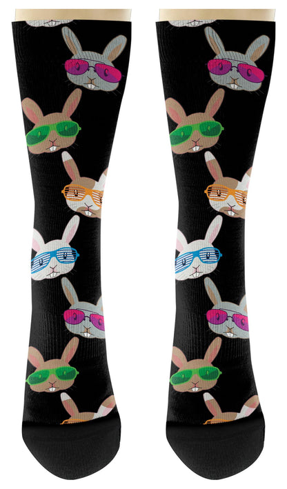 front view of a pair of socks