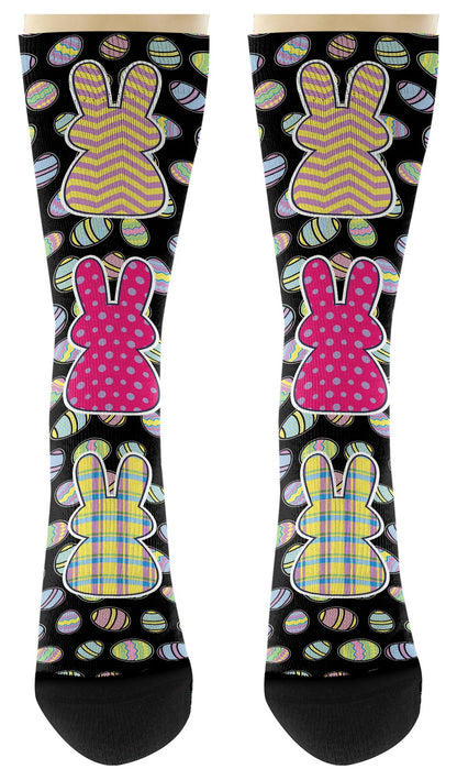 front view of a pair of socks