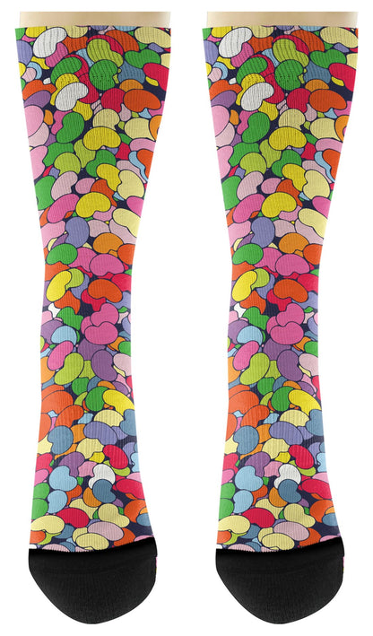 front view of a pair of socks