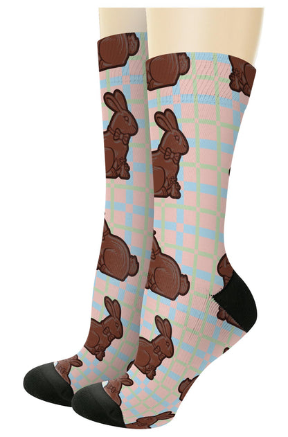 left side of a pair of socks