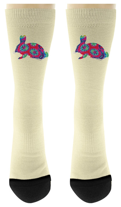 front view of a pair of socks
