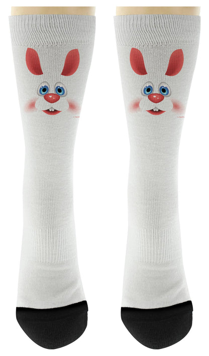 front view of a pair of socks