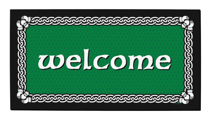 top view of a doormat