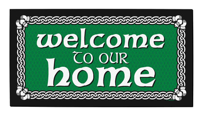 top view of a doormat