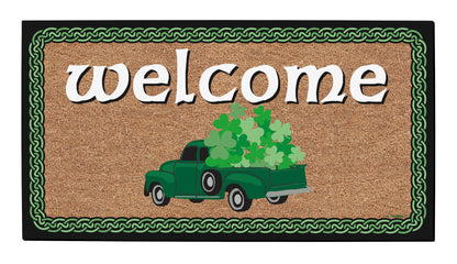 top view of a doormat