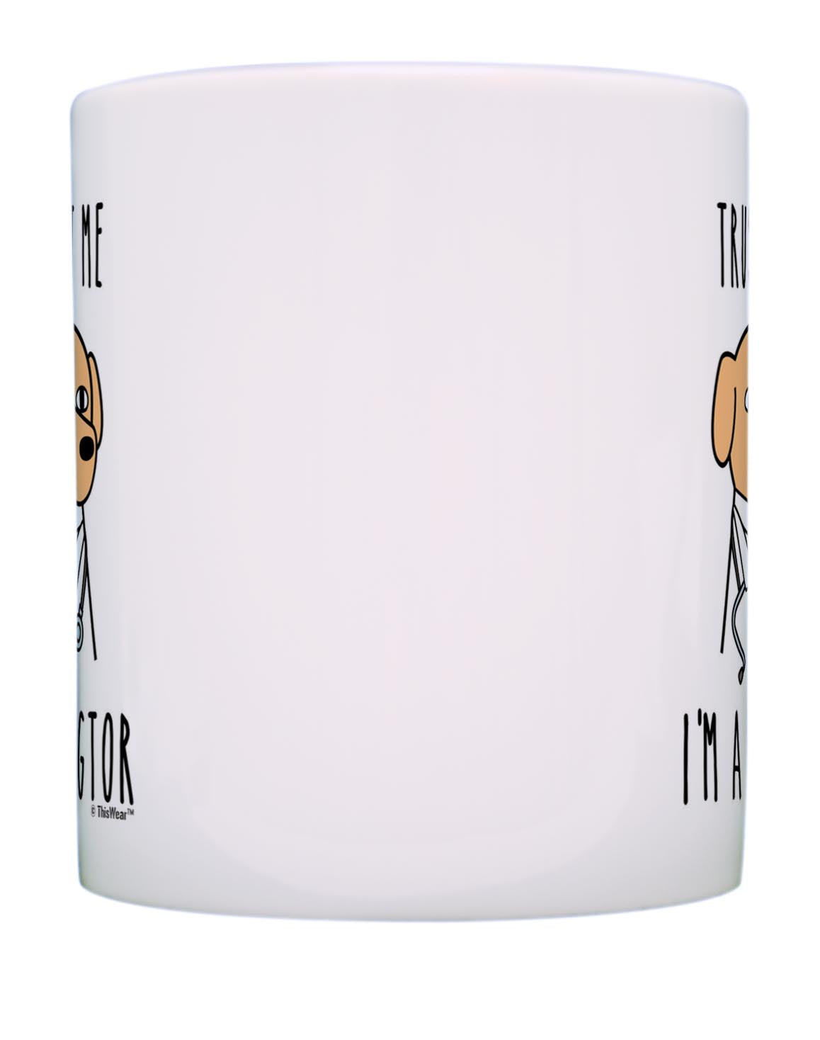 front of mug