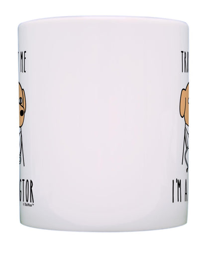 front of mug