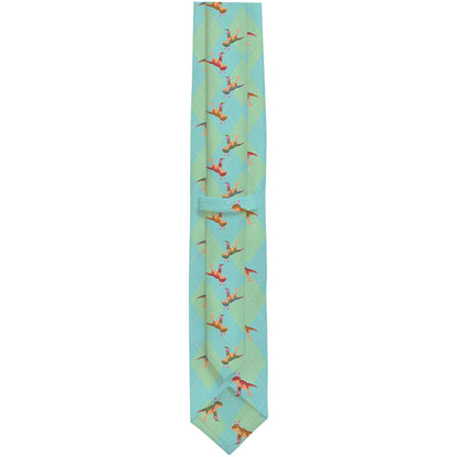 back view of a necktie