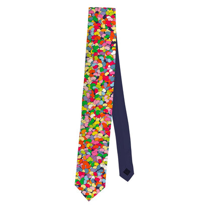 a necktie folded in half