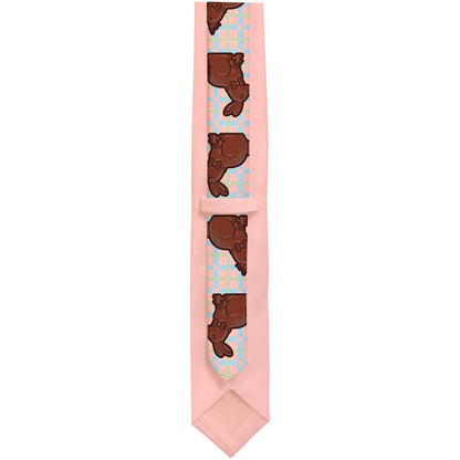 back view of a necktie