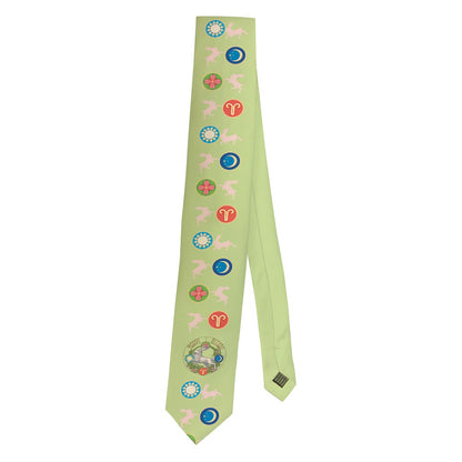 a necktie folded in half