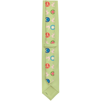 back view of a necktie