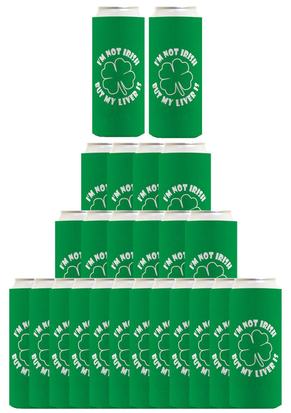 I'm Not Irish But My Liver Is Standard or Slim Can Thermocooler Drink Sleeve