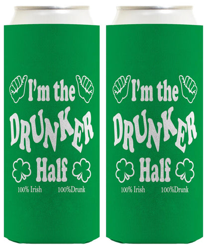 I'm the Drunker Half Standard or Slim Can Thermocooler Drink Sleeve